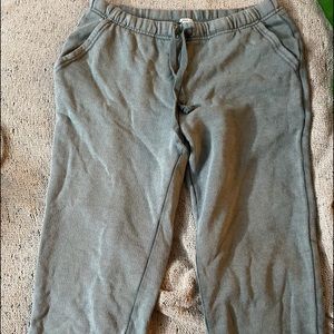 Grey/green arie joggers